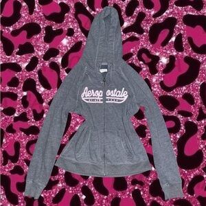 Aeropostale grey Zip-Up Hoodie